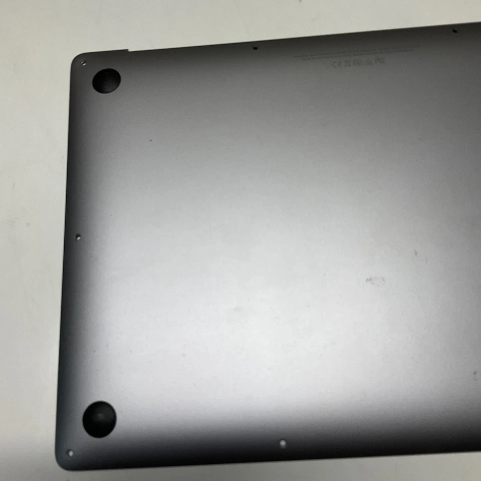 Macbook Air 13" A1932 2018 2019 Bottom BASE Case COVER 613-10545-07 *SPACE GRAY* - Image 2 of 4