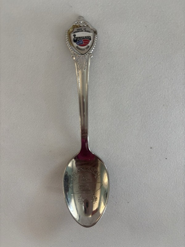 Nashville Tennessee Opryland USA Enamled Vintage Travel Souvenir Spoon
