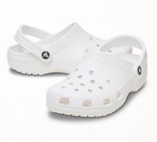 Crocs White J2 / Junior 2 / New with Tags /Classic Clogs Shoes Unisex