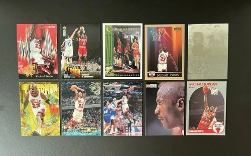 Michael Jordan Basketball Cards 🔥10 Card Lot🔥 Inserts Chicago Bulls HOF NBA