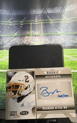 2020 Sage Hit - Rookie Autographs Brandon Aiyuk #A60 Gold /200 (AU, RC)
