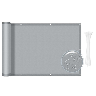 #ad #ad Sunlax Waterproof Balcony Privacy Screen 3X5 Grey Fence Cover 100 Polyester $32.16