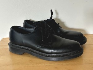 【新品未使用】Dr.Martens 1461 MONO UK8（プー4） 1461MONO 3ホールシューズ
