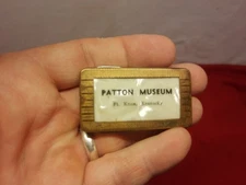 Vtg 40's Patton Museum Fort Knox Knife Etched WW2 Soldier Tour 1st Army Div.