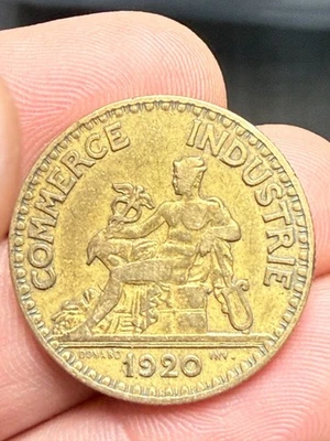 2 Francs CDC 1920 ! 8,18 g - Photo 1/3