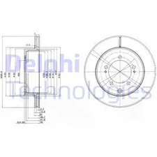 Disque de frein Mitsubishi SPACE WAGON