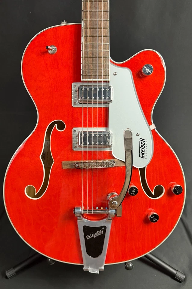 Guitarra Eléctrica Gretsch G5420T Electromatic Cuerpo Hueco Mancha Naranja Foto 2 de 4