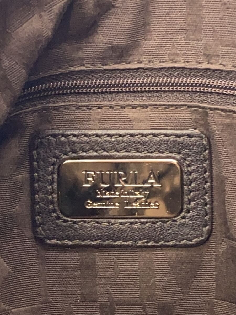 FURLA Shoulder Bag Leather BRW Python Embossed - image 5