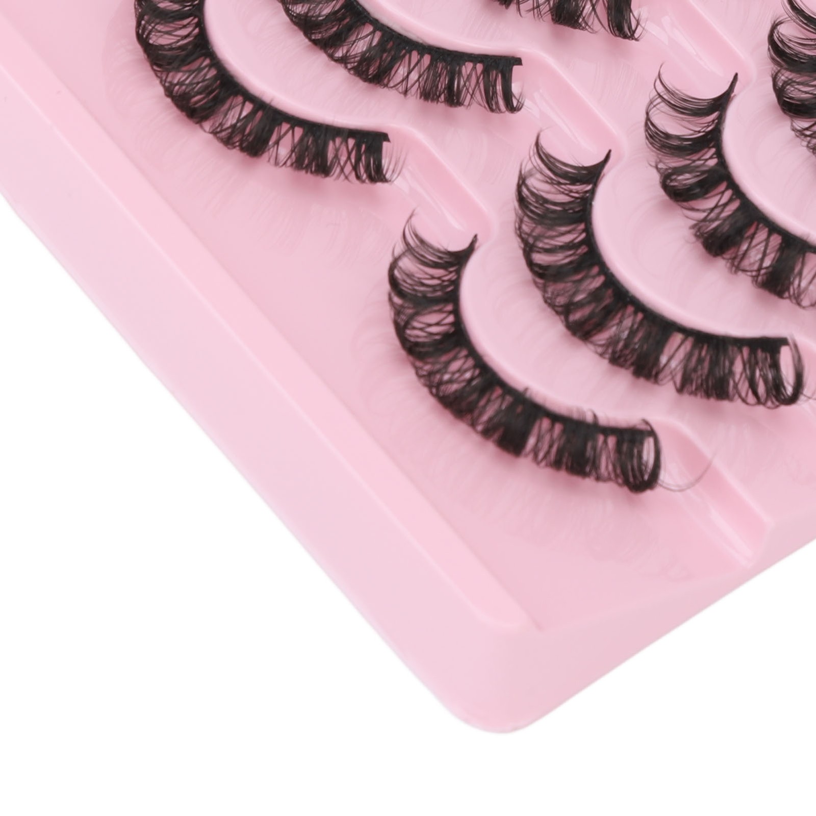 ༝10 Pairs False Eyelashes DD Curl Multipack Extension Lightweight Comfortable