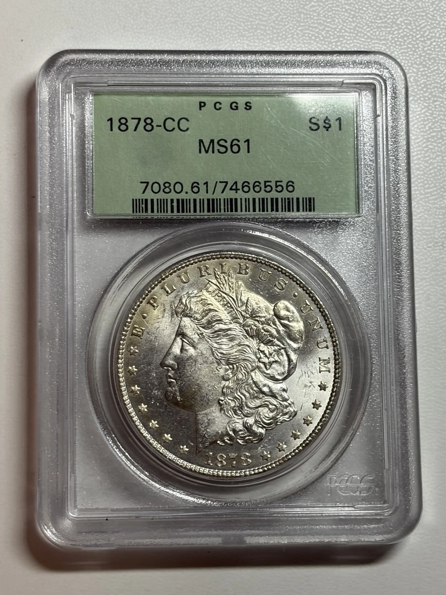Uncirculated Carson City 1878 Year Morgan US Dollars (1878-1921