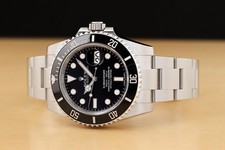 2018 CARD ROLEX MENS SUBMARINER DATE 116610LN CERAMIC 40MM BLACK STEEL WATCH 2