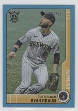 2021 Topps Big League Veterans & Rookies Blue Foil /25 Ryan Braun #96 0nr3