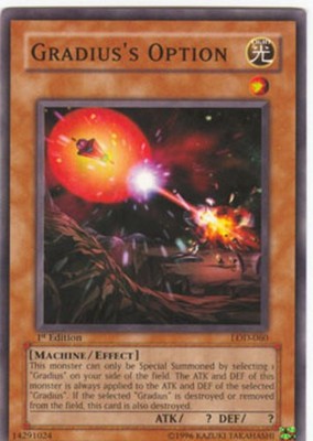 3 x Gradius's Option - LOD-060 - Common - 1st Edition Near Mint, English YGO