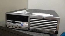 HP Compaq DC7100 SFF PC - Pentium 4 3.2GHz - 4GB WORKS | LEAKING CAPS