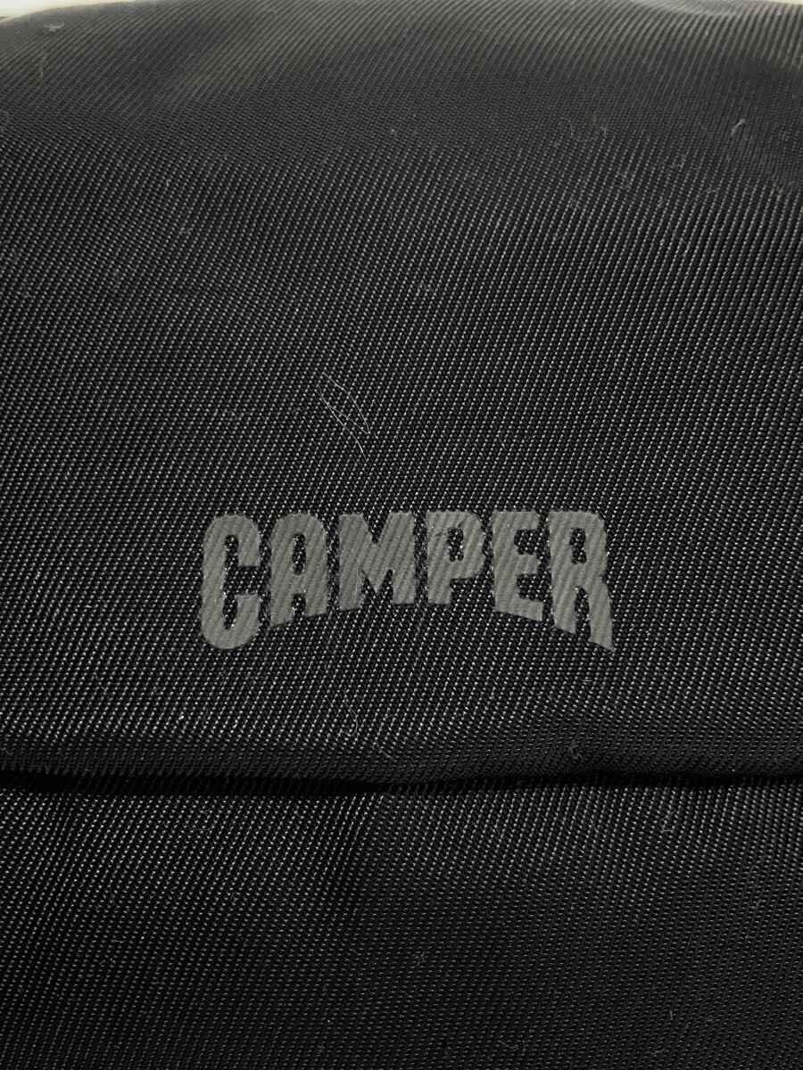 Camper Backpack Nylon Black Solid Color - image 5