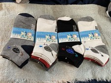 Boys Socks, Size 6-8, 12 Pairs