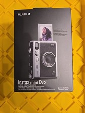 Fujifilm instax mini Evo Hybrid Instant Camera, Black. NEW