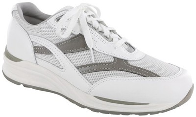SAS Men's Shoes Journey Mesh White / Gray 10.5 Medium FREE SHIPPING New In Box