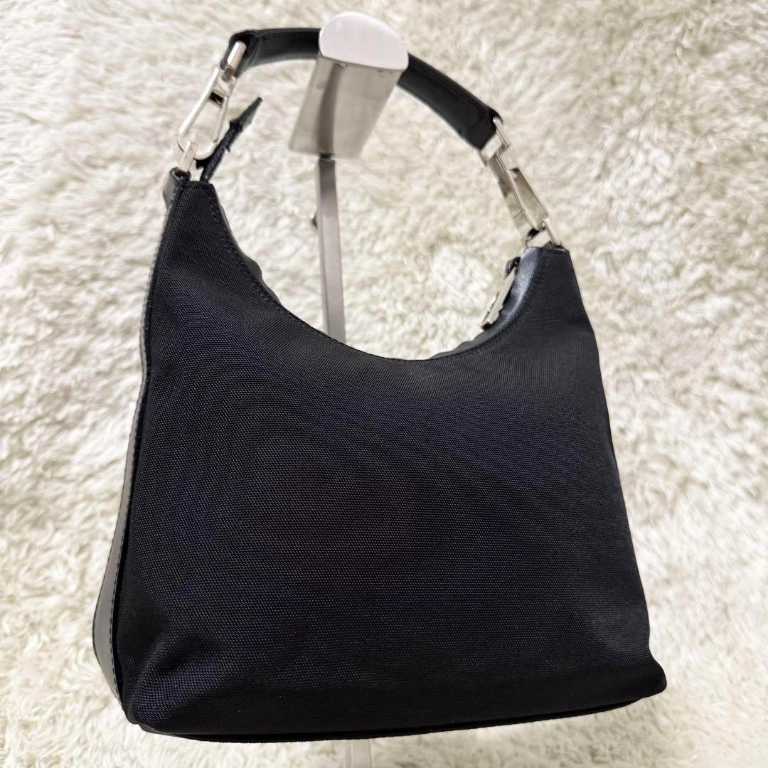 Gucci One Bandoulière Sac à Main Nylon Noir