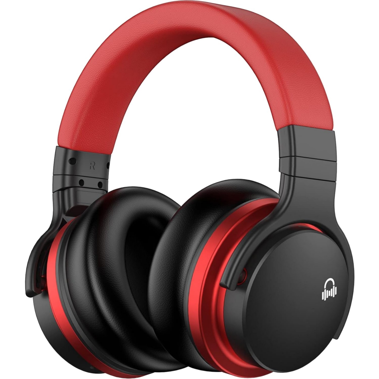 Active Noise Cancelling Headphones Wireless Over Ear Deep Bass 30H Playtime