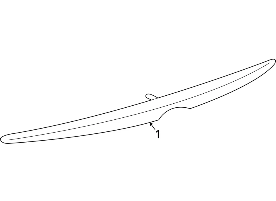 Rear Spoiler Excluding Sport Model Fits 04-08 SOLARA 2647996 Foto 4 de 4