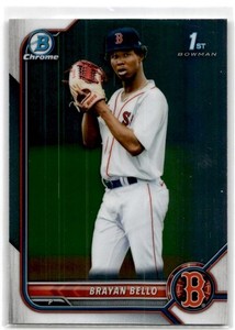 2022 Bowman #BCP-107 Brayan Bello Chrome Prospects Boston Red Sox