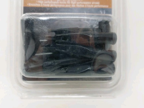 12 Pack: Carbon Express Hypertek X-Jammer Arrow Nocks Black: W3413 NOS - Picture 2 of 3