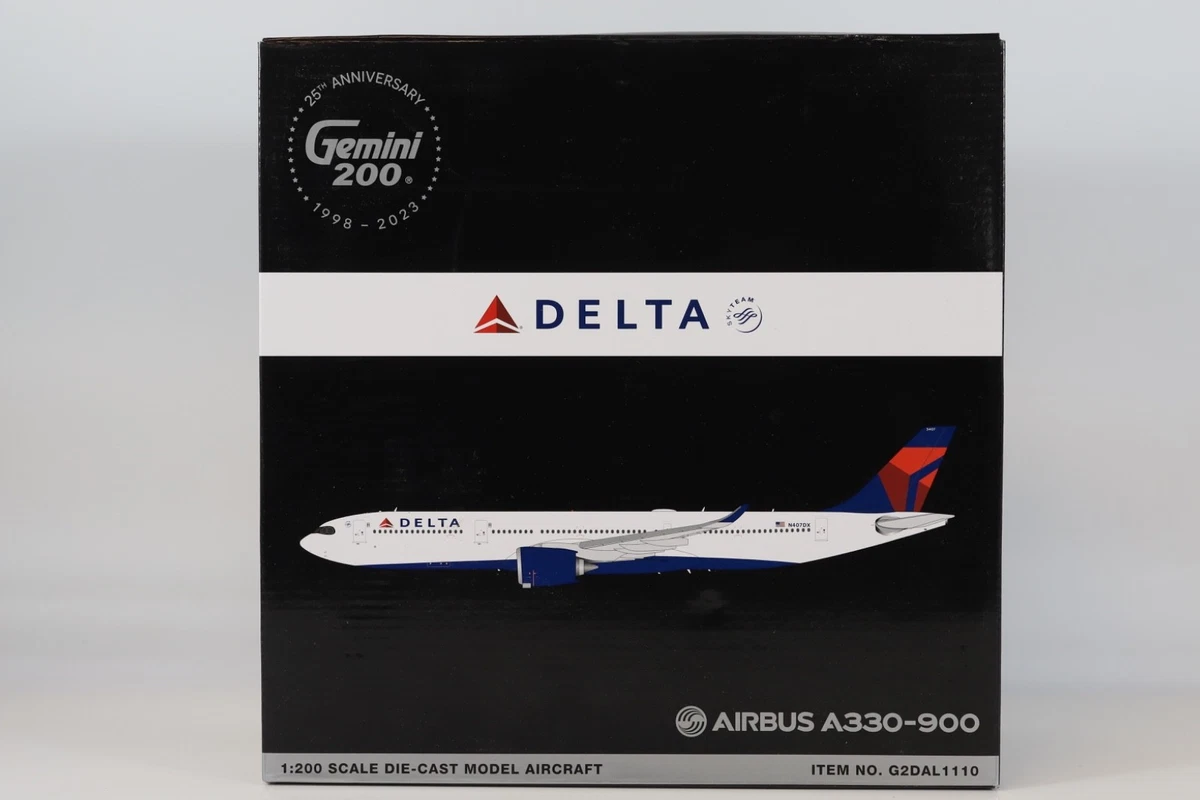 Maquette Avion Gemini Jets 1:200 – Airbus A330-900 Delta Airlines G2DAL968