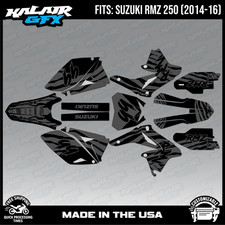 Graphics Kit for Suzuki RMZ250 (2014-2016) Raid-SMOKE