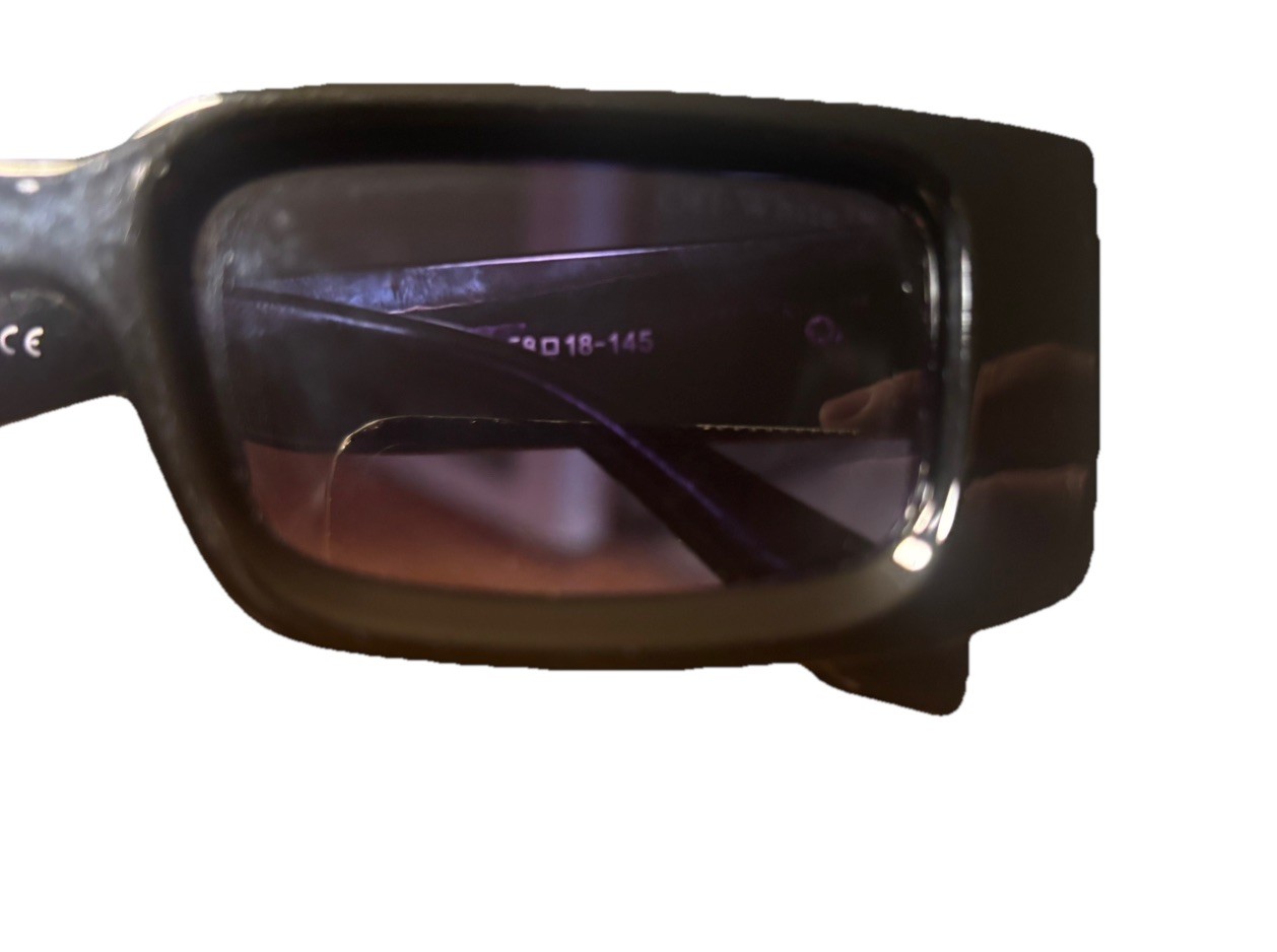 Off White c/o The Sun Rectangular Sunglasses Blac… - image 11