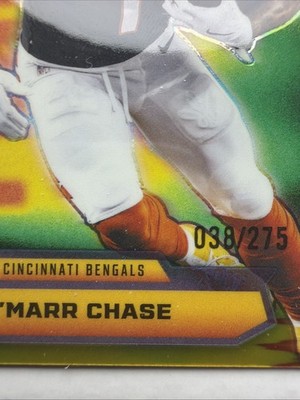 2025 Ja'Marr Chase Topps Chrome PP-21 Power Players Yellow