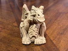 Toscano Feast on Fools  Medieval Rude Teeth Picking Gargoyle Statue Gothic 3"
