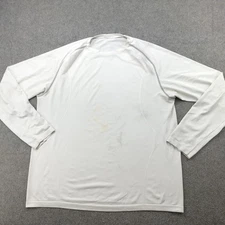 Nike Shirt Mens 3XL White Long Sleeve Athletic Performance Training Base Layer