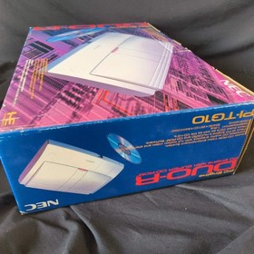 NEC PC Engine DUO-R Console (TurboDUO PI-TG10), w/Pad, AV cable, Box, Working
