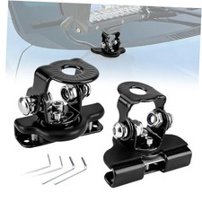 LED Light Bar Mounting Brackets, Universal Iron No-Drill Adjustable Ditch 2