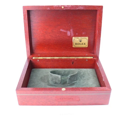 Rolex Watch Box Case 69.00.09 Wooden Brown Genuine r81007003