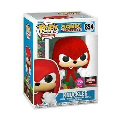 Funko POP! Games: Sonic The Hedgehog - Knuckles (Flocked)(2022 TargetCon) #854