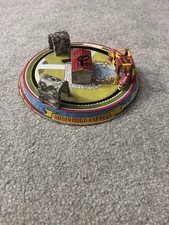 1930  s MARX TOYS 1930  s USA Honeymoon Express-Working Wind UP Tin LithoToy Train