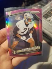 2025 Panini Prizm Kelvin Banks Jr. Rookie Pink Prizm #347 Saints Football