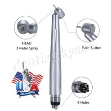 US Dental 45 Degree Surgical High Fast Speed Handpiece Push Button 4Hole WCA4