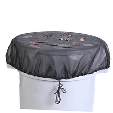 37.5 Inch Mesh Cover for Rain Barrel,Rain Bucket Leaf Filter Screen Cover 1