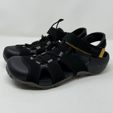 Teva Flintwood Mens Sandals 10 Black Hiking Comfort Casual Hiking Trail Shoes