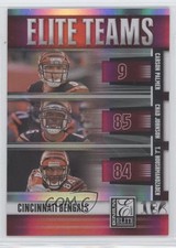 2007 Donruss Elite Teams Red Chad Johnson Carson Palmer TJ Houshmandzadeh 0a1