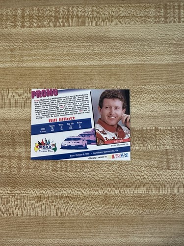 1994 Maxx Premier Plus Racing Bill Elliott Promo Card - Picture 4 of 4