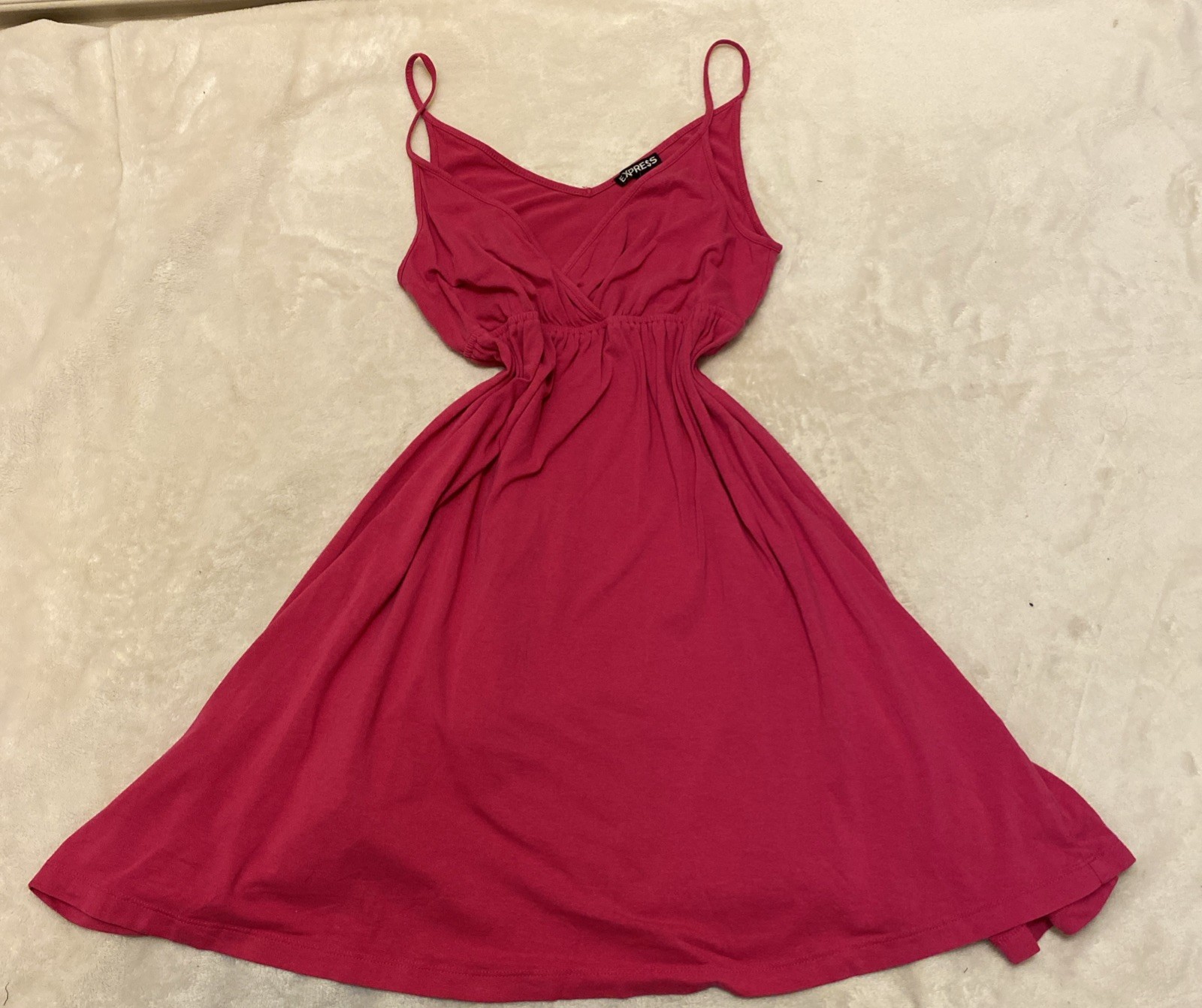 Express Sundress. Solid Pink. Size Small - image 12