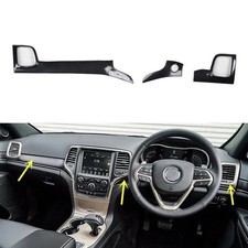 For Jeep Grand Cherokee 2014-2015 Rhd Abs Carbon Fiber Car Interior Trim Sticker