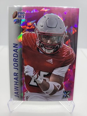 Jawhar Jordan 2024 Leaf Pro Set Retro Pink Cracked Ice 2/5 #RB-123
