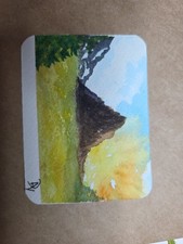 ACEO, ART CARD,  Landscape, Original,by Charlice Moore, , Art