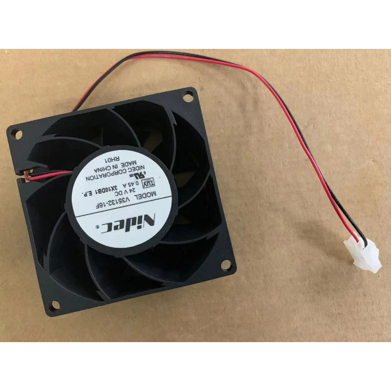 NIDEC V35132-16F 8038 DC24V 0.45A 8CM High Air Volume Inverter Cooling Fan NEW - Image 3 of 4