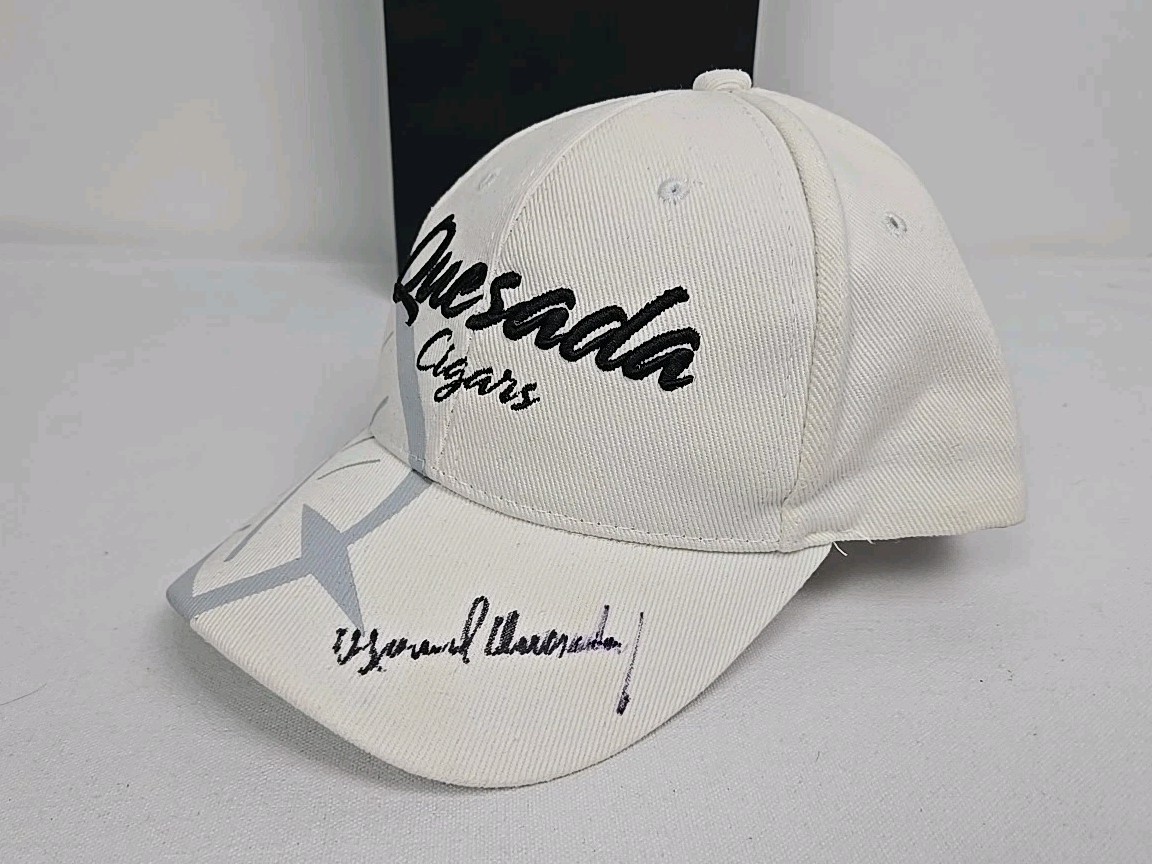 Quesada Cigars Strap-Back Baseball Hat Signed By … - image 8